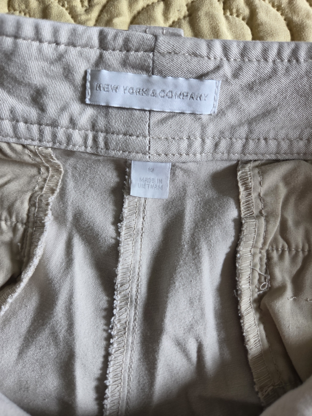 New York & Company Women's Cream Jeans